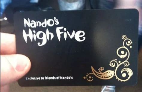nando's card.